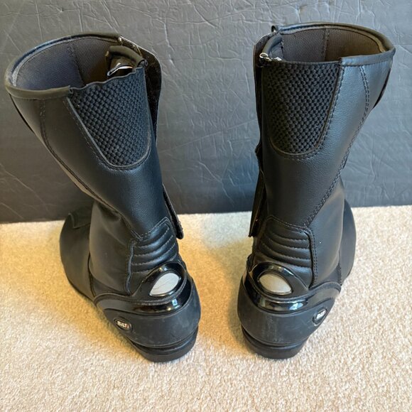 Bilt Armored Motorcycle Boots Men's Size 11 Black Leather Side zip - Picture 4 of 12